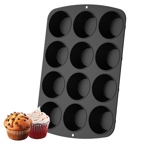 LOHOTEK Muffinform Silikon 12 Muffins Mini Muffinförmchen - Muffin Backform 32x23cm Silikonformen Backen BPA-Freie Antihaftbeschichtung Förmchen Muffinformen für Cupcake Eincreme und Pudding LOHOTEK Muffinform Silikon 12 Muffins Mini Muffinförmchen - Muffin Backform 32x23cm Silikonformen Backen BPA-Freie Antihaftbeschichtung Förmchen Muffinformen für Cupcake Eincreme und Pudding von LOHOTEK