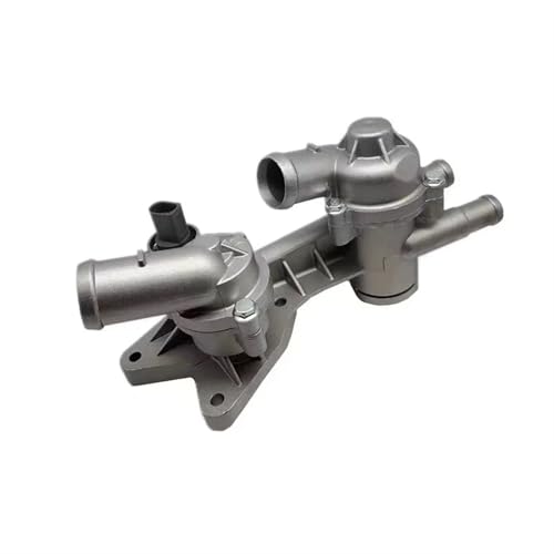Auto-Thermostat 03C121111 / Passend for VW EA111 Motor POLO Golf MK6 Tiguan Passat Jetta Skoda Single-Core-Thermostatgehäuse ist aus Aluminium Thermostat Kompatibel von LOHWSTRFG