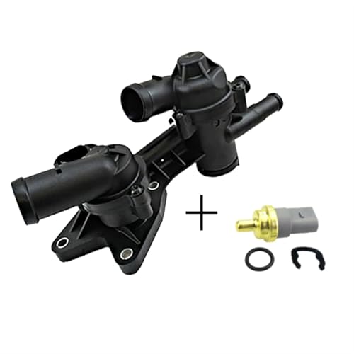 Auto-Thermostat 03C121111P Motor Thermostat Baugruppen/Fit for Thermostat GEHÄUSE THERMOSTAT 03C121111AK 03C121026AP 12302011B 03C 121 111 P Thermostat Kompatibel(Single core) von LOHWSTRFG