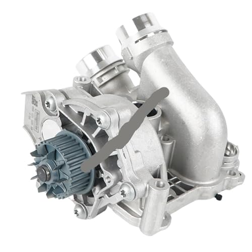Auto-Thermostat 06H121026 Vollaluminium EA888 GEN2 Wasserpumpe/Passend for Audi A3A4A5Q5 VW Golf MK6 GTI Passat B7 Tiguan CC Scirocco Jetta 06H 121 026 CP Thermostat Kompatibel(Water Pump 1PCS) von LOHWSTRFG