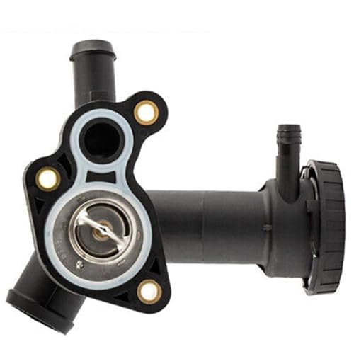 Auto-Thermostat 11537829959 / Passend for 2003–2008 Mini Cooper 1,6 l Thermostatgehäuse mit Dichtung und Gehäusesatz Thermostat Kompatibel von LOHWSTRFG