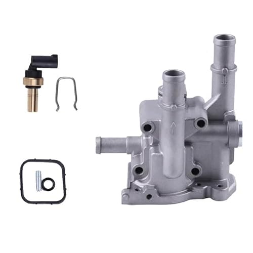 Auto-Thermostat Aluminium-Thermostatgehäuseabdeckung for Chevrolet Chevy Cruze Aveo Orlando/Passend for Opel Astra Zafira Signum Moka 96984103 96817255 Thermostat Kompatibel(2) von LOHWSTRFG