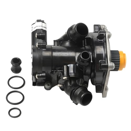 Auto-Thermostat Elektronische Wasserpumpe und Thermostatgehäuse for Autos, passend for Audi A4 A6 Q5 Q7 TT VW Golf MK7 Passat B8 1,8/2,0 T 06L 121 Thermostat Kompatibel von LOHWSTRFG