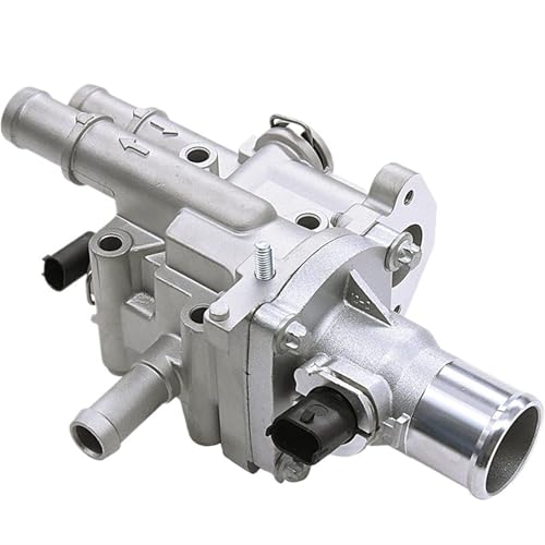 Auto-Thermostat Motorkühlmittel-Thermostatgehäuse mit Sensordichtung, passend for Chevrolet Chevy Cruze Sonic Trax Tracker 1.6 1.8L 25192228 96984104 Thermostat Kompatibel(ALUMINUM) von LOHWSTRFG