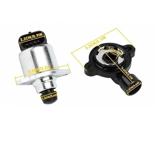 Leerlaufluft-Regelventil Drosselklappensensor TPS TH149 + Leerlaufluftregelventil IAC/Passend for Chevy GMC Buick Cadillac 15023180, AC234, 17123852 Leerlaufluft-Regelventil Leerlaufluft-Regelventil Drosselklappensensor TPS TH149 + Leerlaufluftregelventil IAC/Passend for Chevy GMC Buick Cadillac 15023180, AC234, 17123852 Leerlaufluft-Regelventil von LOHWSTRFG