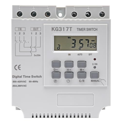 380V 3Phasen Digital Zeitrelais Programmierbare Programmierbar Zeitschaltuhr 25A Programmierbares Zeitrelais,Intelligentes Wöchentliches Zeitrelais,DREI Phasen Steuerleistungszeitschaltuhr 380V 3Phasen Digital Zeitrelais Programmierbare Programmierbar Zeitschaltuhr 25A Programmierbares Zeitrelais,Intelligentes Wöchentliches Zeitrelais,DREI Phasen Steuerleistungszeitschaltuhr von LOIRIIC