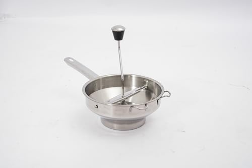 Edelstahl Passiermühle mit 3Frässcheiben Passiergerät ,Profi Sieb-Reibe zum Zerkleinern von Gemüse und Obst,3 Stück Sieb Einsätze - Mühle Presse von LOIRIIC