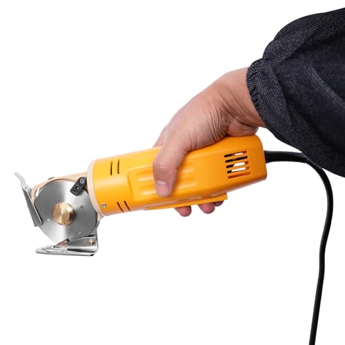 Elektrische Schere,170W Universalschneider,1400 U/min 25mm Schnittdicke elektrische Schere für mehrschichtige Stoffe,für präzise Schnitte in Stoff Papier Pappe,Teppiche,Ledergewebe Elektrische Schere,170W Universalschneider,1400 U/min 25mm Schnittdicke elektrische Schere für mehrschichtige Stoffe,für präzise Schnitte in Stoff Papier Pappe,Teppiche,Ledergewebe von LOIRIIC
