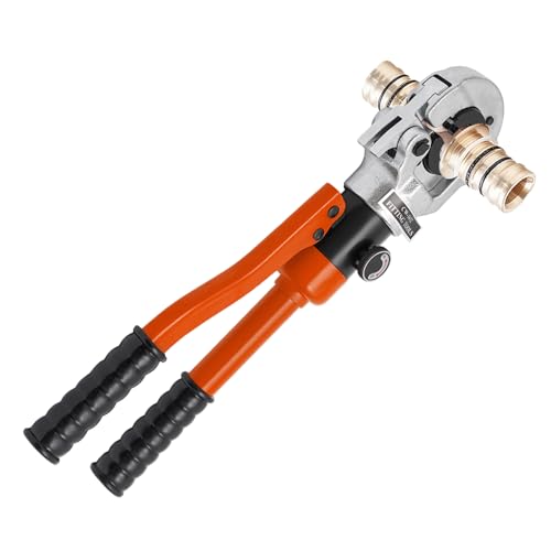 Hydraulische Zange,8T Profi Presszange V-Kontur, mit 360° drehbarem Crimpkopf, V-12 15 18 22 28, Gasm und Haus-rohre Presszange Hydraulische Rohrpresszange Crimpzangen, Orange Hydraulische Zange,8T Profi Presszange V-Kontur, mit 360° drehbarem Crimpkopf, V-12 15 18 22 28, Gasm und Haus-rohre Presszange Hydraulische Rohrpresszange Crimpzangen, Orange von LOIRIIC