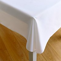 Tischdecke LOIS uni weiß rund schmutzabweisend 180 cm 947258 von LOIS