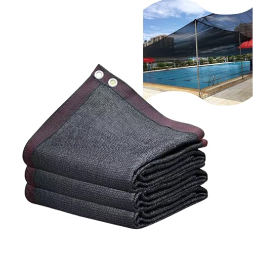 Rechteckiges Poolnetz, Poolschutz vor Blättern und Schmutz, rechteckige Poolabdeckung, Poolabdeckung(4x8m) von LOJAX