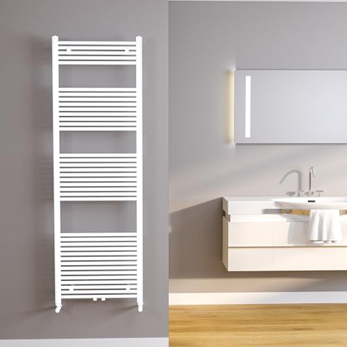 Lojimax Design Badheizkörper Badezimmer Heizung Opus 600x1600 mm Weiß | Handtuchwärmer Handtuchtrockner Handtuchheizung Handtuchhalter | Gebogen Mittelanschluss | 815W Heizleistung | EN 442 Konform Lojimax Design Badheizkörper Badezimmer Heizung Opus 600x1600 mm Weiß | Handtuchwärmer Handtuchtrockner Handtuchheizung Handtuchhalter | Gebogen Mittelanschluss | 815W Heizleistung | EN 442 Konform von LOJIMAX