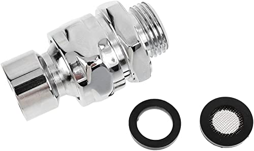 1 PC Duschball Hand Duschgelenk Toilettenschlauchanschluss Bad Armkopf Adapter Dusche Ellbogenadapter Bidet Sprayer Stecker Duschschwung Head Rotary Kopfanschluss Silber Silber von LOKAXXZU
