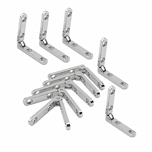 10pcs/Bag 90 Grad Scharniere Zinklegungs -Frühlingsscharnier für Holzkasten Schmucktui (e) von LOKAXXZU