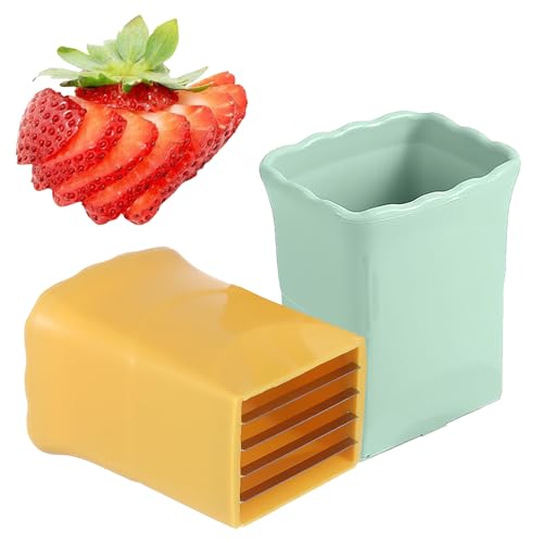 2pcs Strawberry Slicer: Obst -Slicer -Tasse, Erdbeerenschneiderbecher, Geschwindigkeitsschneider für Bananentraubenei, Küche tragbares Schnittwerkzeug 2pcs Strawberry Slicer: Obst -Slicer -Tasse, Erdbeerenschneiderbecher, Geschwindigkeitsschneider für Bananentraubenei, Küche tragbares Schnittwerkzeug von LOKAXXZU