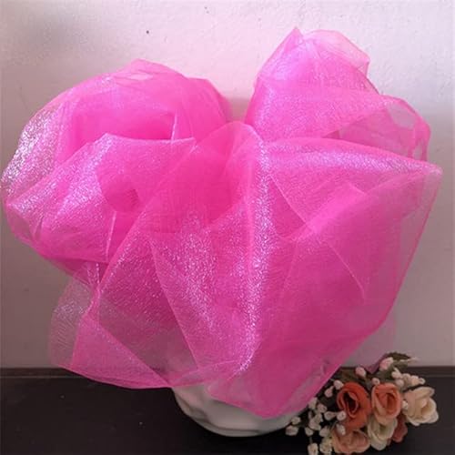 5m 10m Tüll Rollkristall Stoff Organza Tüll Roll Spool Hochzeit Dekoration Geburtstagsfeier Babyparty Weihnachtsdekoration, 48 cm x 10m 5m 10m Tüll Rollkristall Stoff Organza Tüll Roll Spool Hochzeit Dekoration Geburtstagsfeier Babyparty Weihnachtsdekoration, 48 cm x 10m von LOKAXXZU