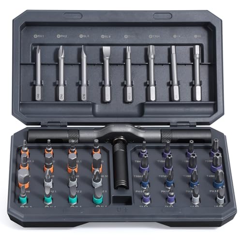 Bomivoi 42 in 1 Magnetschraubendreher -Set, DIY -Ratschen -Schraubendreher -Set, Multi -Bit -Magnetantriebssatz mit abnehmbarem Ratschengriff, tragbares Kompakt -Reparatur -Werkzeugkit für Spaßgerät Bomivoi 42 in 1 Magnetschraubendreher -Set, DIY -Ratschen -Schraubendreher -Set, Multi -Bit -Magnetantriebssatz mit abnehmbarem Ratschengriff, tragbares Kompakt -Reparatur -Werkzeugkit für Spaßgerät von LOKAXXZU