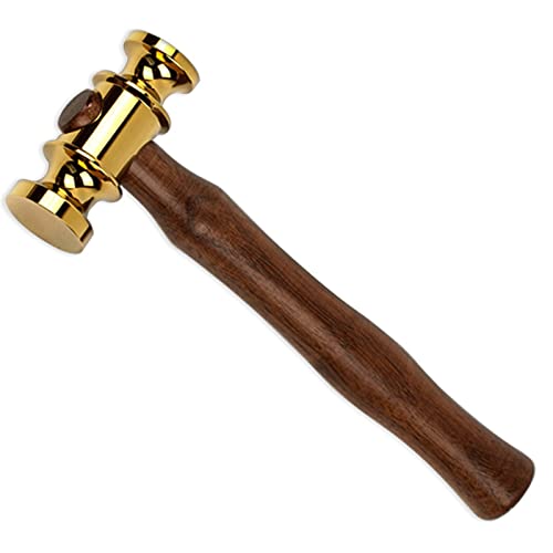 Klauenhammer EDC Holzgriff Hammer, Lederhandwerksprodukte Striking -Werkzeug (Farbe: 2) (2) von LOKAXXZU