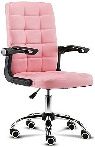 LOKAXXZU Büror Vorsitzender Vorsitzender Schwenk Stuhl Office Chair Anleitungsstuhl für Büro Computer Desk Vorsitzender Ergonomischer Stuhl, Pink LOKAXXZU Büror Vorsitzender Vorsitzender Schwenk Stuhl Office Chair Anleitungsstuhl für Büro Computer Desk Vorsitzender Ergonomischer Stuhl, Pink von LOKAXXZU