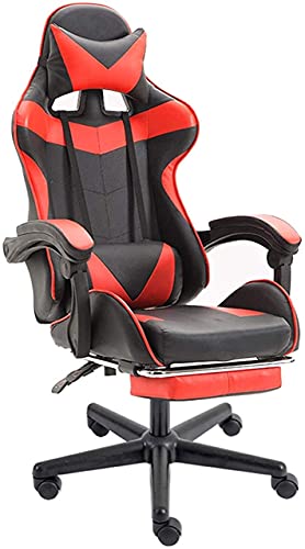 LOKAXXZU Bürostuhl Computer Gaming Chairs Ergonomische Computerspielstühle für Internet -Haushaltsanpassungslieger, Pink von LOKAXXZU