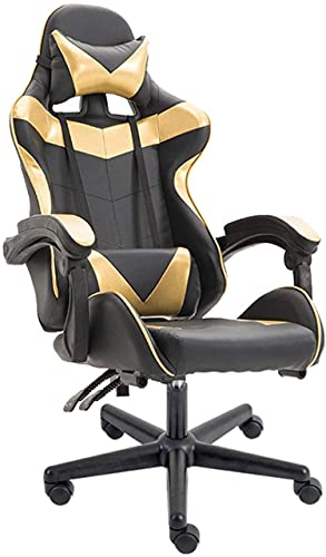 LOKAXXZU Bürostuhl Computer Gaming Chairs Ergonomische Computerspielstühle für das im Internet Haushalt einstellbare Liege, Lila von LOKAXXZU