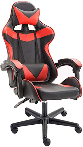 LOKAXXZU Bürostuhl Computer Gaming Chairs Ergonomische Computerspielstühle für einstellbare Liege des Internet -Haushalts, Orange von LOKAXXZU