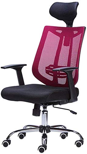 LOKAXXZU Bürostuhl Computer Task Stuhl Schwenkstuhl Schreibtischstuhl einstellbare Kopfstützen Task Stuhl, rot LOKAXXZU Bürostuhl Computer Task Stuhl Schwenkstuhl Schreibtischstuhl einstellbare Kopfstützen Task Stuhl, rot von LOKAXXZU
