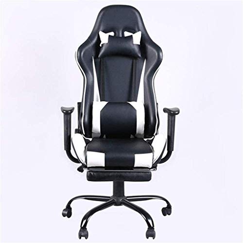 LOKAXXZU Bürostuhl Ergonomic Gaming Chair High Back Racing Seat Lumbalunterstützung und einziehbar von LOKAXXZU