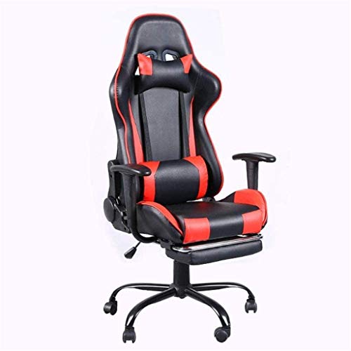 LOKAXXZU Bürostuhl Ergonomic Gaming Chair High Back Racing Seat Lumbalunterstützung und einziehbar von LOKAXXZU