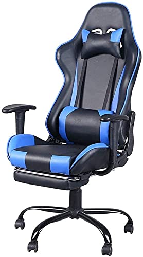 LOKAXXZU Bürostuhl Ergonomic Gaming Chair High Back Racing Seat Lumbalunterstützung und einziehbar von LOKAXXZU