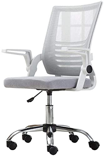 LOKAXXZU Bürostuhl Schwenkstuhl Office Chair, Handläufe einstellbare Netzsitz -Hebedelement Rotation Computerstuhl Ergonomie, Grau von LOKAXXZU