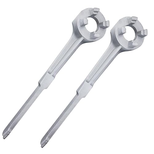 LOKAXXZU Daumenschlüssel 55 Gallonen Drum, Trommelschlüssel Aluminium -Fassschlüsselöffner -Open -Werkzeug für 10 15 20 30 50 55 Gallonen, 2 Zoll und 3/4 -Zoll von LOKAXXZU