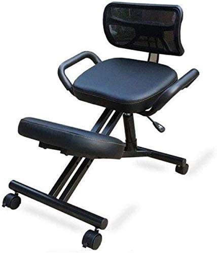 LOKAXXZU Office Chair Game Stuhl Office Chair Ergonomics Mesh Stuhl Computerstuhl Schreibtischstuhl High Back Stuhl, Black+PU von LOKAXXZU