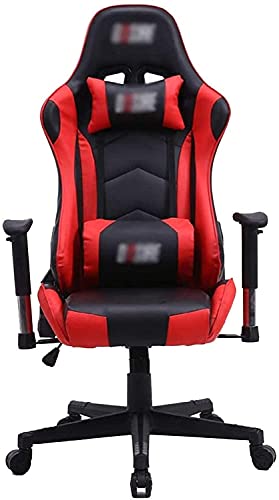 LOKAXXZU Office Chair Game Stuhl Office Racing Verstellbarer Armlehne Rückenlehne Ergonomische Liegestuhl Schreibtischstühle, Bildfarbe, 67x67x123cm von LOKAXXZU