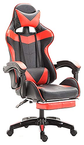 LOKAXXZU Office Chair Games Chair Internet Office Liegerstuhl mit Fußstützsitz Russland Lügen Haushalt Schwarzer Nylon Office Stuhl, B von LOKAXXZU