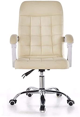 LOKAXXZU Office Chair LECLINING Computer STUHR SWIVE Ergonomic Executive Gaming Chair PU Leder, Beige, 109x66x60cm LOKAXXZU Office Chair LECLINING Computer STUHR SWIVE Ergonomic Executive Gaming Chair PU Leder, Beige, 109x66x60cm von LOKAXXZU