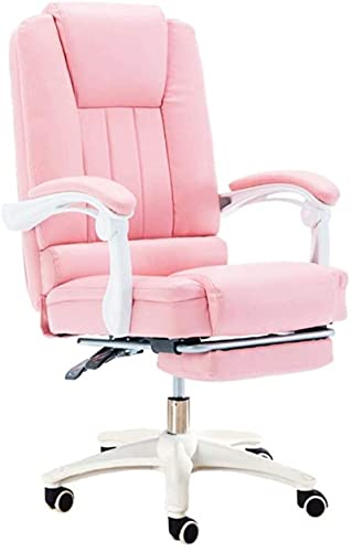 LOKAXXZU Office Chair Liegerei E-Sports-Sitzplatz Hochverdünnter PU-Leder-Computer-Schreibtischstuhl mit footreest ergonomisch, rosa LOKAXXZU Office Chair Liegerei E-Sports-Sitzplatz Hochverdünnter PU-Leder-Computer-Schreibtischstuhl mit footreest ergonomisch, rosa von LOKAXXZU