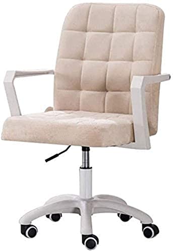 LOKAXXZU Office Stuhl Task Swiving Executive Computer Stuhl Mid-Back Fabric Gaming Stuhl mit Armlehnen einstellbar, Pink von LOKAXXZU