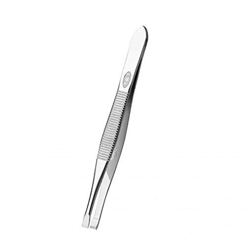 Lash -Pinzette Eyebrow Hair Pinzetten professionelle Augenbrauen Haarentfernung Pinzetten mit Flachspitze Werkzeug Edelstahl Praktisches kleines Werkzeug (Größe: 02) () von LOKAXXZU