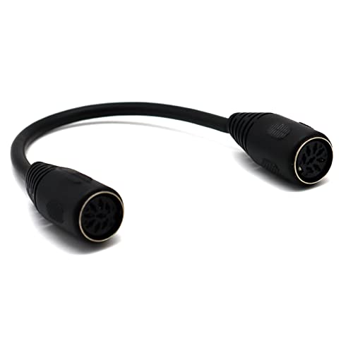 LOKEKE 8 Pin DIN MIDI Extension Cable, 8 Pin DIN MIDI Female to Din 8-Pin Female Cable Cord Wire Audio Socket Compatible with Bang Olufsen PowerLink MK2(F to F) von LOKEKE
