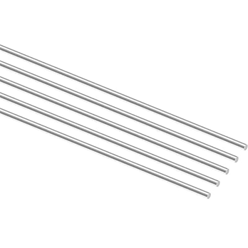 LOKIH 5Pcs Aluminium Stange Rundstab Stab Alu Rundmaterial Durchmesser 5 mm Länge 500 mm von LOKIH