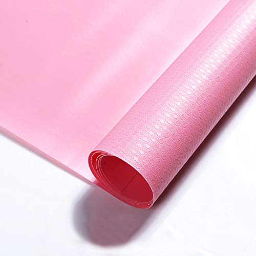 LOKIH Schubladenmatte Antirutschmatte Schubladen Matte Für Kühlschran Regale Zuschneidbar,Waschbar Waterproof,7 Farben Zur Auswahl 45X500cm,Rosa von LOKIH