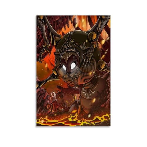LOKJKOEQ Hollow Knight Silksong Art Wandkunst Bilddruck Moderne Familienzimmer Dekor 12x18inch(30x45cm) von LOKJKOEQ
