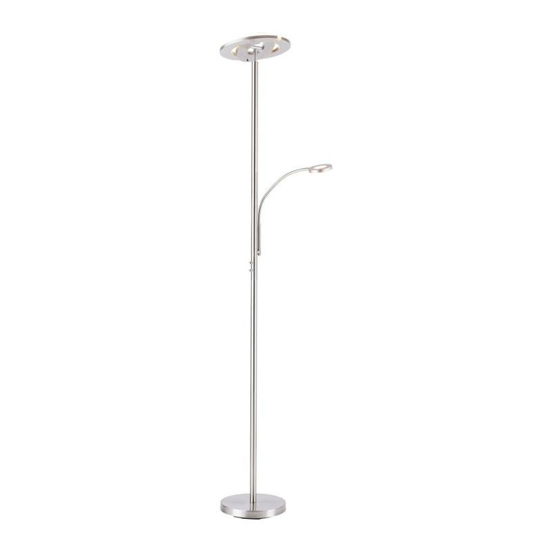 Lola Smart Led Deckenfluter Lol Asmart Rocco Stehlampe Lampe Mit Leselampe Silber B-Ware von LOLA Smart