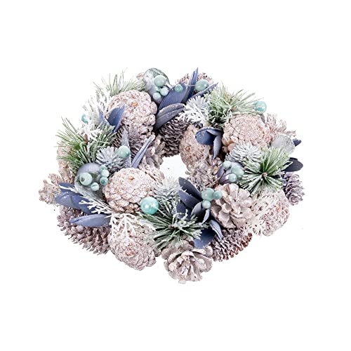 LOLAhome Weihnachtskranz Ananas mit Blauer Stechpalme Ø 26 cm LOLAhome Weihnachtskranz Ananas mit Blauer Stechpalme Ø 26 cm von LOLAhome