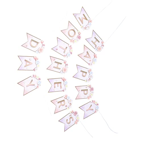 LOLIPPYY 1 Satz muttertagsbanner muttertagsverzierung Muttertagsdekoration Ammer zum Muttertag muttertagsgeschenke Muttertag Bannerhintergrund zum Muttertag Mama anwesend Papier von LOLIPPYY