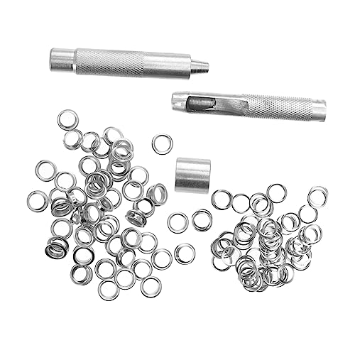 LOLIPPYY 1 Schachtel Metallösen Werkzeugset mit Silbernen Ösen Handgefertigtes Grommet Werkzeug für Lederarbeiten DIY Lederhandwerk Zubehör Leichtes und Tragbares Lochzangen Set für LOLIPPYY 1 Schachtel Metallösen Werkzeugset mit Silbernen Ösen Handgefertigtes Grommet Werkzeug für Lederarbeiten DIY Lederhandwerk Zubehör Leichtes und Tragbares Lochzangen Set für von LOLIPPYY