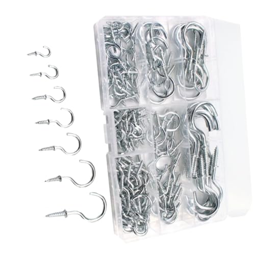 LOLIPPYY 1 Schachtel Teiliges Schraubhaken Weiß Verzinkt Vielseitige Decken und Wandhaken für Innen und Außenbereich Geeignet zum Aufhängen von Tassen Küchenutensilien Handtüchern LOLIPPYY 1 Schachtel Teiliges Schraubhaken Weiß Verzinkt Vielseitige Decken und Wandhaken für Innen und Außenbereich Geeignet zum Aufhängen von Tassen Küchenutensilien Handtüchern von LOLIPPYY