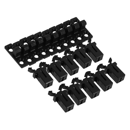 LOLIPPYY 10 Sätze Teiliges Mülltonnendeckel Verriegelung aus Abs und Metall Langlebiger Ersatz für Touchtop Abfalleimer Kompatibel Robustes Bin Lid Latch für Sicheren Verschluss von LOLIPPYY