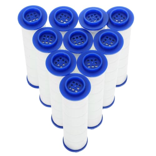 LOLIPPYY 10 Stück Duschkopf Ersatzfilter mit Dickem PP Baumwollkern Wasserfilter Dusche Kompatibel Einfach Installierbar Wirksame Sediment und Schmutzentfernung für Sauberes Wasser LOLIPPYY 10 Stück Duschkopf Ersatzfilter mit Dickem PP Baumwollkern Wasserfilter Dusche Kompatibel Einfach Installierbar Wirksame Sediment und Schmutzentfernung für Sauberes Wasser von LOLIPPYY